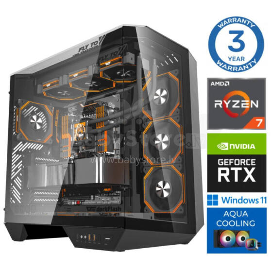 INTOP AQUA Ryzen 7 8700F 16GB DDR5 1TB SSD M.2 NVME RTX5070 12GB WIN11