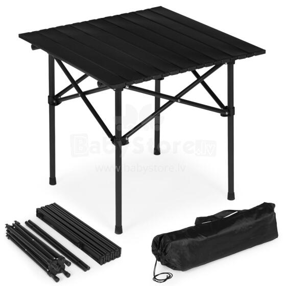 Складной туристический столик 53x55 см кемпинговый с сумкой черный MultiGarden
