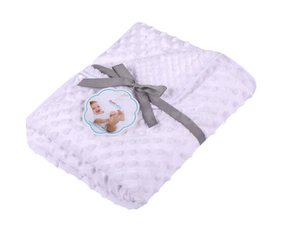 Segas - 626 - MINKY/KORALLS - izmērs 80x90 - BALTA