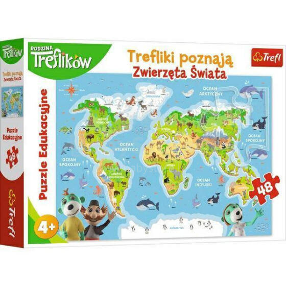 TREFLIKI ZWIERZĘTA+PUZZLE