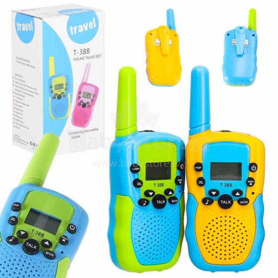 Ikonka Art.KX2927 Rācija Walkie talkie walkie bērniem 2 gab. komplekts