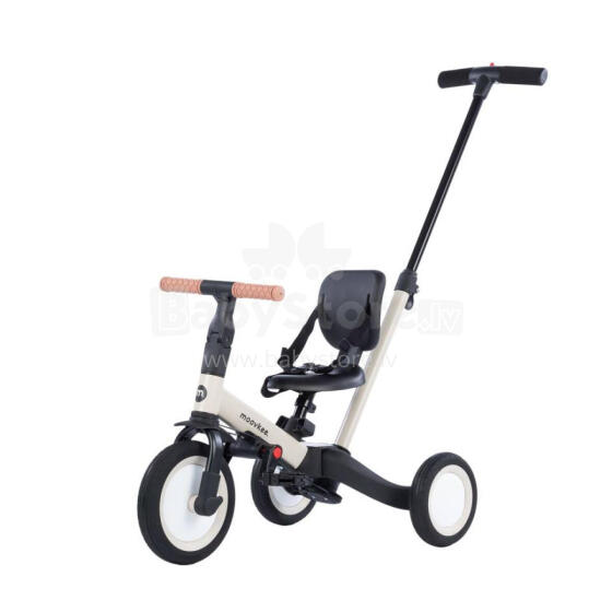 Trīsritenis - līdzsvara velosipēds - 6in1 - MIKE - GAIŠI NEDĒ - BEIGE - MOOVKEE