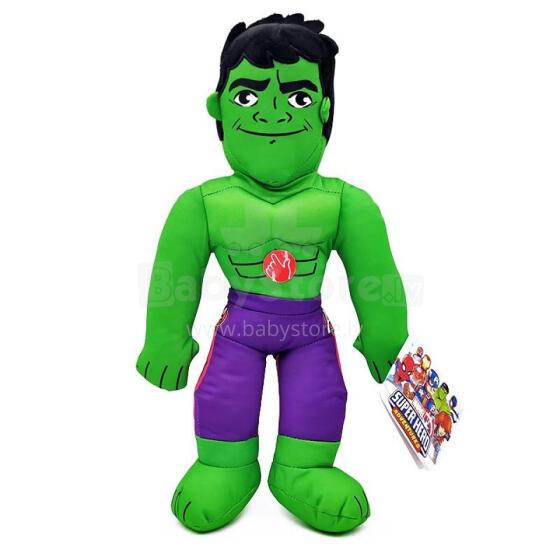 Mīkstā rotaļlieta - 71442 - MARVEL - HULK - ar skaņām - izmērs 38 cm