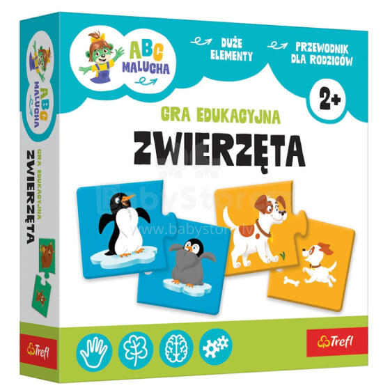 SPĒLE - Dzīvnieki - Mazāko ABC - Trefl 02905