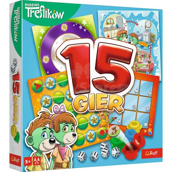 Galda spēle: 15 spēles Trefliku ģimene Trefl 02823