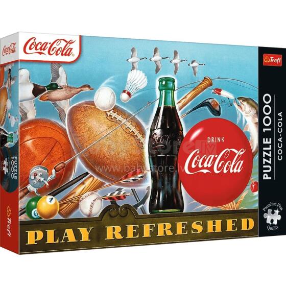 Puzzle - 1000 Premium Plus - Coca-Cola: A Moment of Refreshment - Trefl 12101