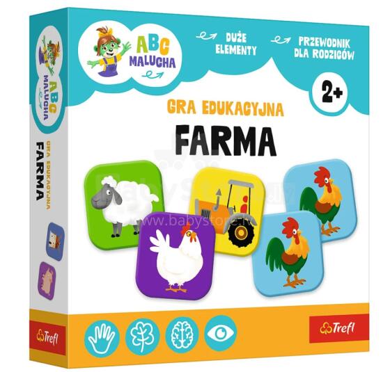 Lernspiel Bauernhof ABC für Kleinkinder Treflik-Familie Trefl 02909