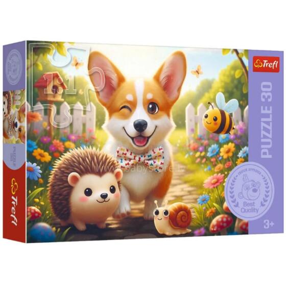 Puzzle - 30 – A Day with Corgi – Trefl 18347