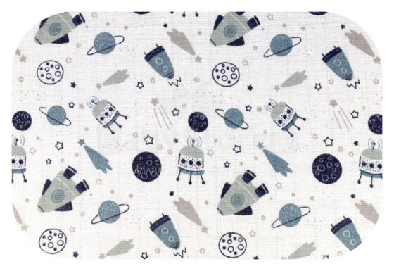 Подгузник - 16057 - TETRA PRINT - EGA - KOSMOS - размер 70x80 см