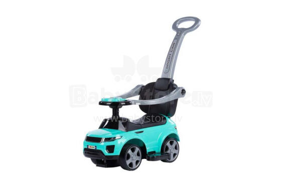 Riteņu auto ar rokturi - 614R - gumijas riteņi - TURKUS