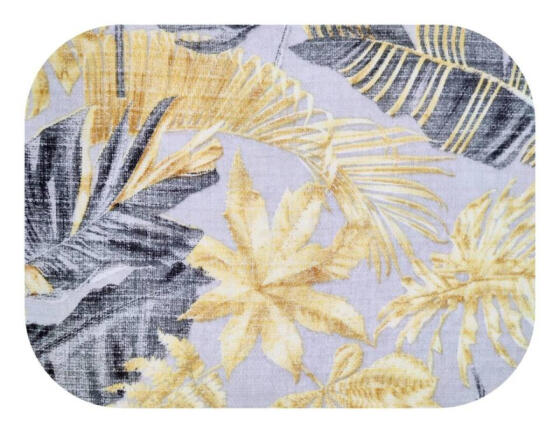 Подгузник - 24762 - TETRA PRINT - EGA - MONSTERA - ЗОЛОТОЙ/СЕРЫЙ - размер 70x80 см