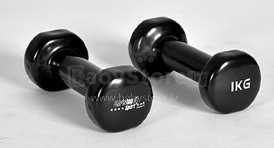 CHRISTOPEIT SPORT vinyl dumbbells – Beauty Bells 2x1kg (pair)