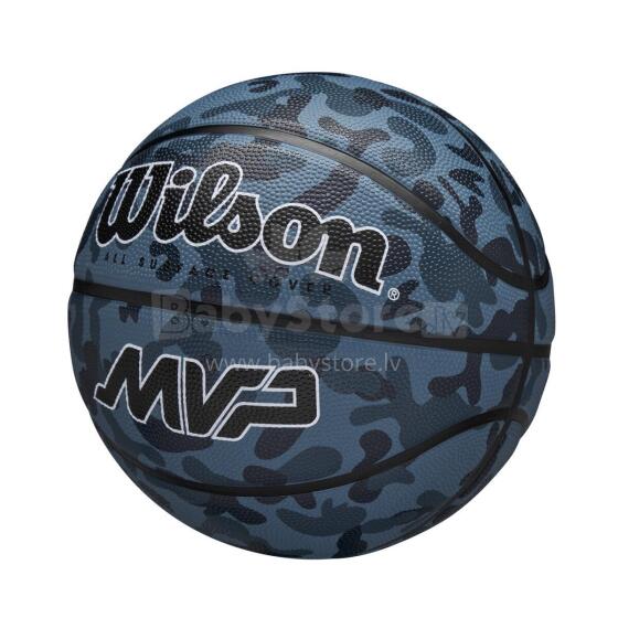 Wilson Basketball Ball MVP CAMO BSKT BLUE