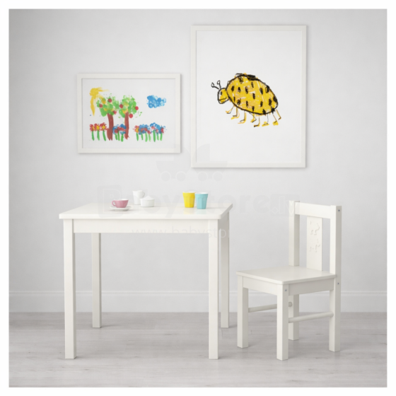 Made in Sweden, bērnu galda komplekts, galds + krēsls, Art. 401.538.59A