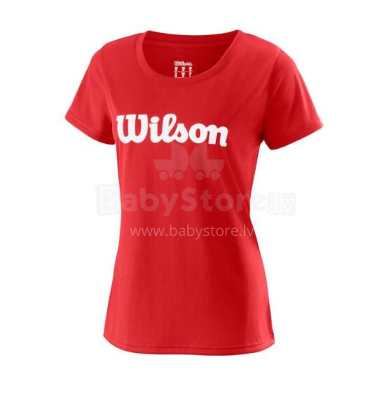 W T-SHIRT UWII SCRIPT TECH TEE WILSON RED