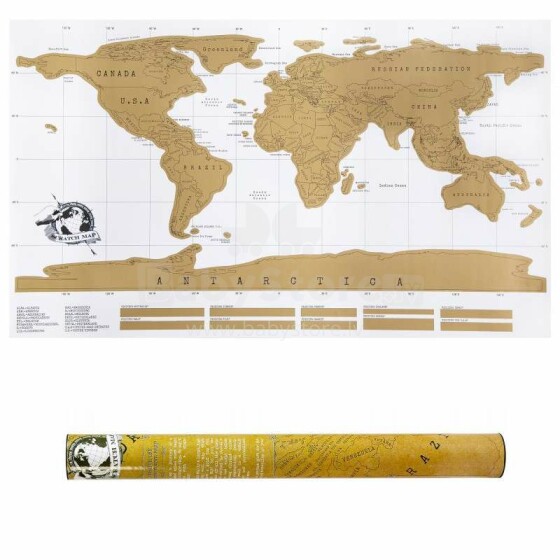 TLC Baby World Map 288235 pasaulio žemėlapio ištrynimas