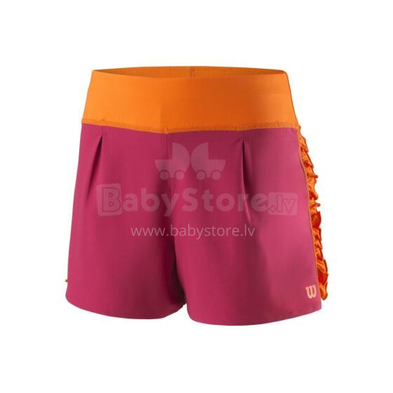 GIRLS' SHORTS CORE 2.5" Granita / Sunrise Orange
