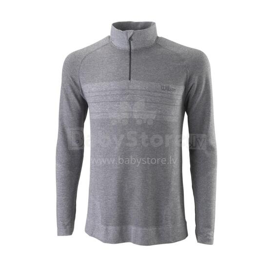 M SEAMLESS 1/4 ZIP TURBULENCE
