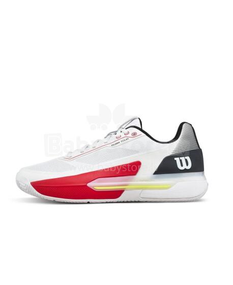 МУЖСКИЕ ТЕННИСНЫЕ КРОССОВКИ WILSON RUSH TOUR 5 Белый / Черный / Инфракрасный