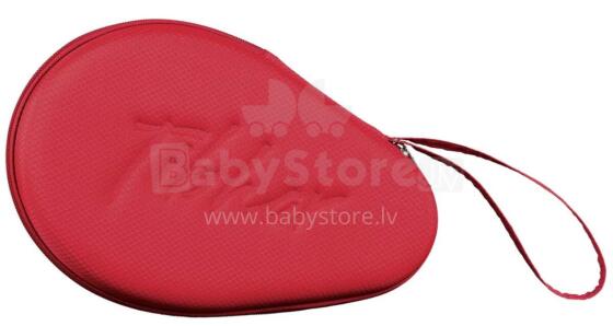 Tibhar racket case GRID, round, red