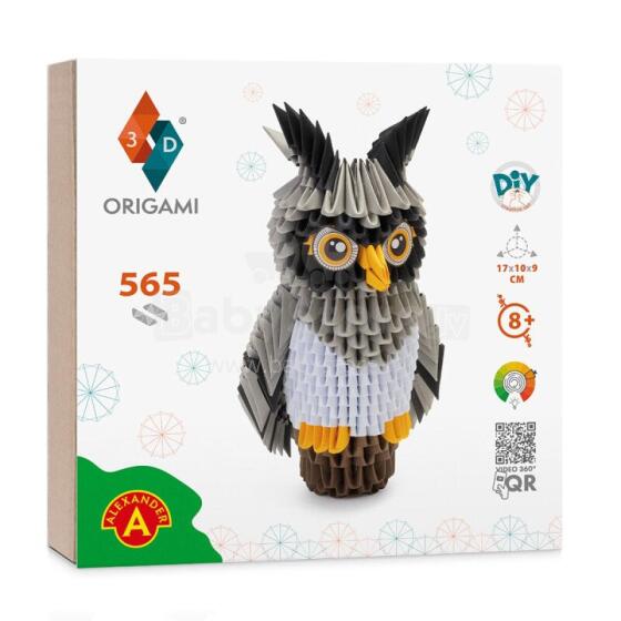 Alexander Origami 3D Art.283281 Origami 3D konstruktors - Pūce