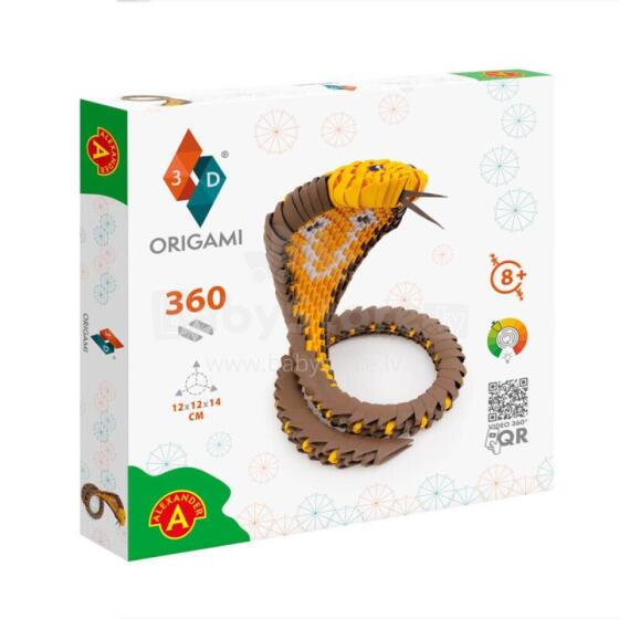 Alexander Origami 3D Art.283343 Origami 3D konstruktors - Kobra