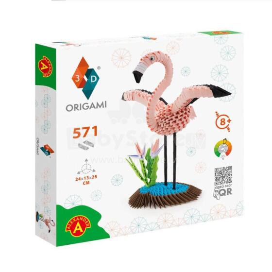 Alexander Origami 3D Art.283347 Origami 3D - Flamingo