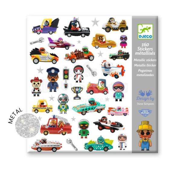 160 uzlīmes – Crazy Motors pasaule
