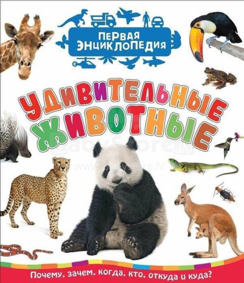 Kids Book Art.28361 Pirmā enciklopēdija   Pārsteidzoši dzīvnieki