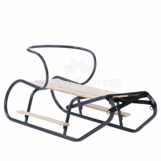 Sled metal with footrest - MOOVKEE. - GRAPHITE