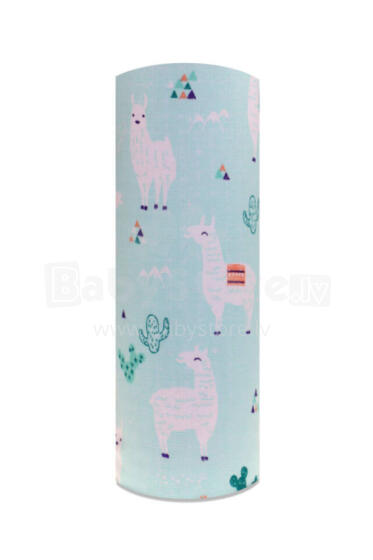 Diaper - 25127 - TETRA PRINT - EGA - LAMA - TURKUS / WHITE - size 70x80 cm