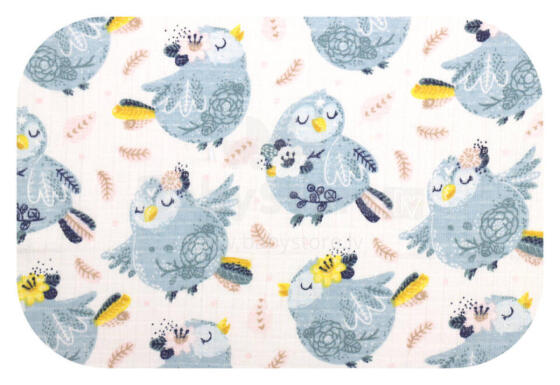 Подгузник - 12462 - TETRA PRINT - EGA - DOVE - СИНИЙ - размер 70x80 см
