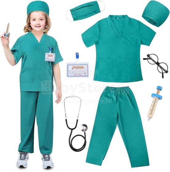 Bebe Basic Doctor Set Surgical Art.283873 Blue Комплект для юного/смелого   врача