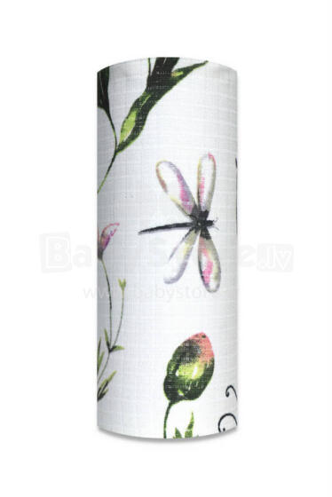 Подгузник - 14312 - TETRA PRINT - EGA - ВОДЯНЫЕ СКОРОПЕИ & БАБОЧКИ - размер 70x80 см
