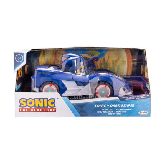 SONIC Figūra un automašīna, 6.5 cm