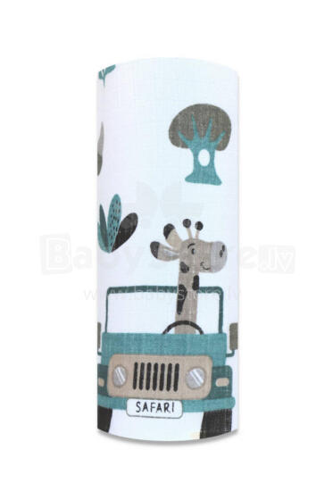 Diaper - 14459  - TETRA PRINT - EGA - SAFARI - GREEN   - size 70x80 cm