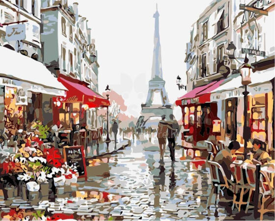Painting by the numbers - 45551 - PARIS - size 40x50 cm