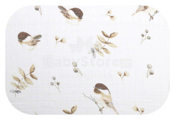 Diaper - 28920 - TETRA PRINT - EGA - SPARROW -  size 70x80 cm
