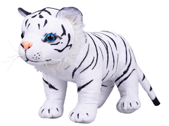 Mīkstā rotaļlieta - 01469 - BENGĀLU TIGRIS - BALTS - izmērs 35 cm