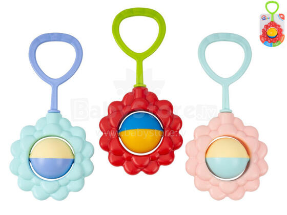 Rattle - 09321 - ZIEDS - 3 krāsas