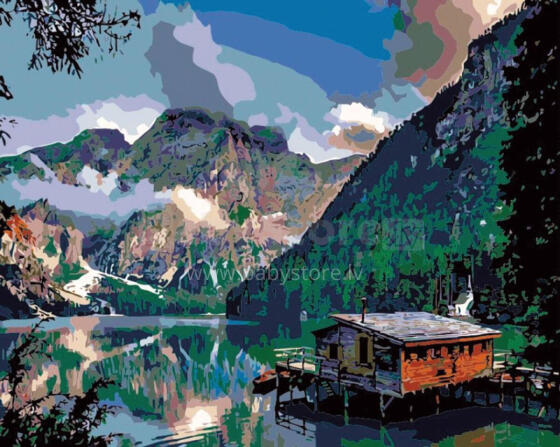Рисование по номерам - 45674 - ГОРА - размер 40x50 см