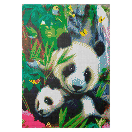 Daimond Mosaic - 48972 - PANDA - izmērs 30x40 cm