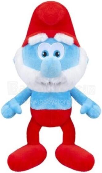 Smurfs Toys  Art.285143 Augstvērtīga mīksta plīša rotaļlieta Tētis Smurfiks,22cm