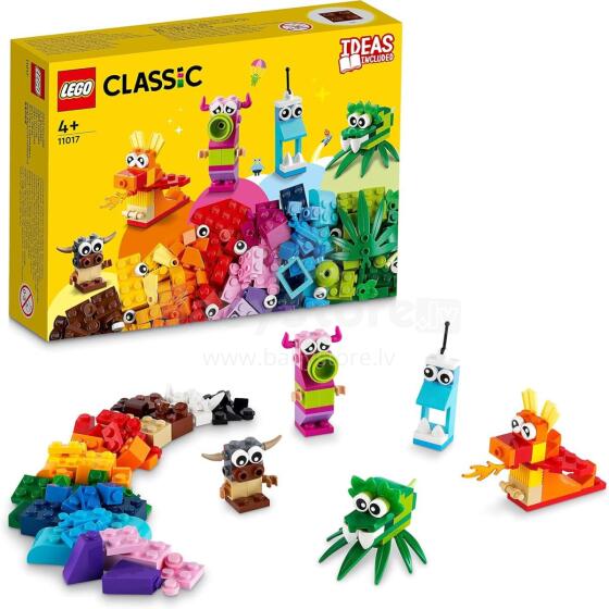 Lego Classic Creative Food Art.11017 Konstruktors, radošais komplekts,140gab