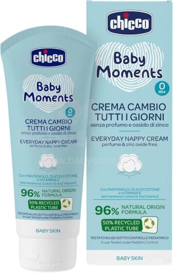 Chicco Baby Moments Diaper Cream Sensitive Skin Art.285147 Anti-diaper rash cream for diapers, 100 ml