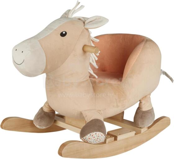 Rocking  Chair Horse Art.285152  Мягкое кресло-качалка с поддержкой спинки