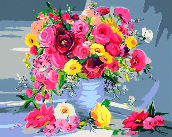 Painting by the numbers - 45919 - BOUQUET - size 40x50 cm