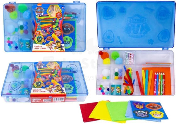 PAW PATROL - 82911 - KOFERIS ar PIEDERUMIEM - ZILS