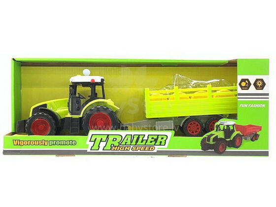 TRAKTORS AR DZINĒJU UN BALES
