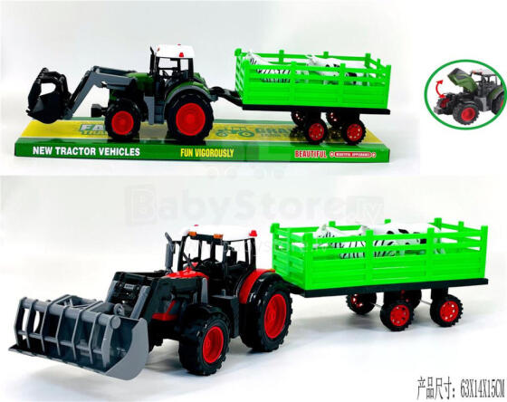 TRAKTOR Z MASZYNĄ ROLNICZĄ